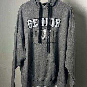 Gray Senior Hoodie
